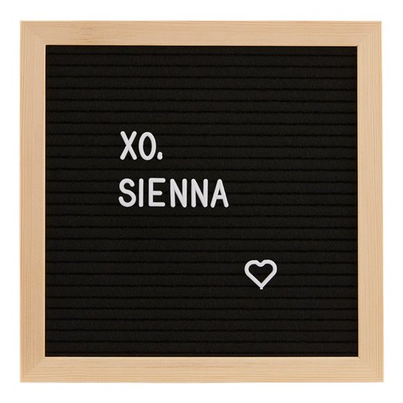 XO, Sienna Felt Message Board - Picture 2 of 3
